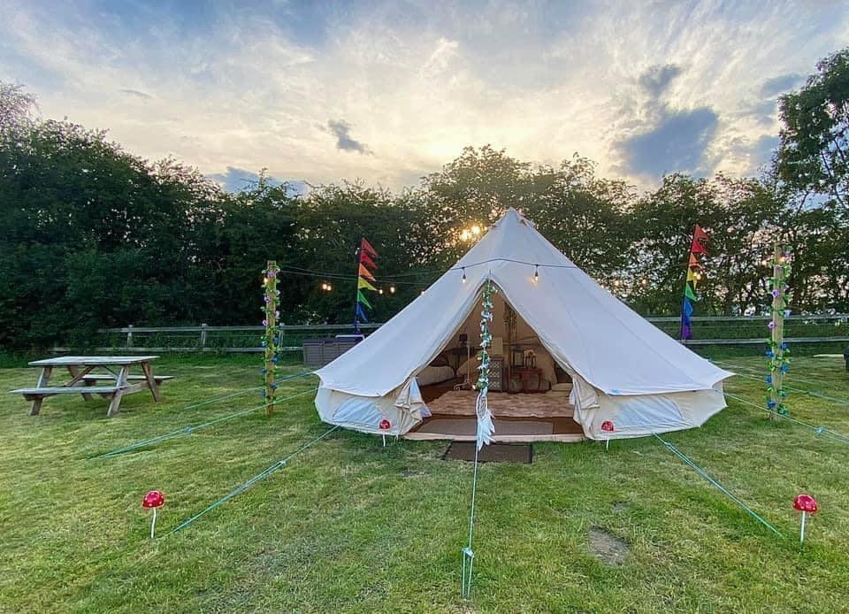 Easton Farm Park glamping