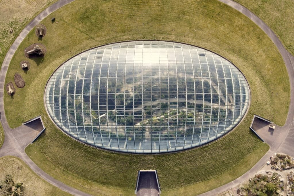 Aerial View of the Great Glasshouse