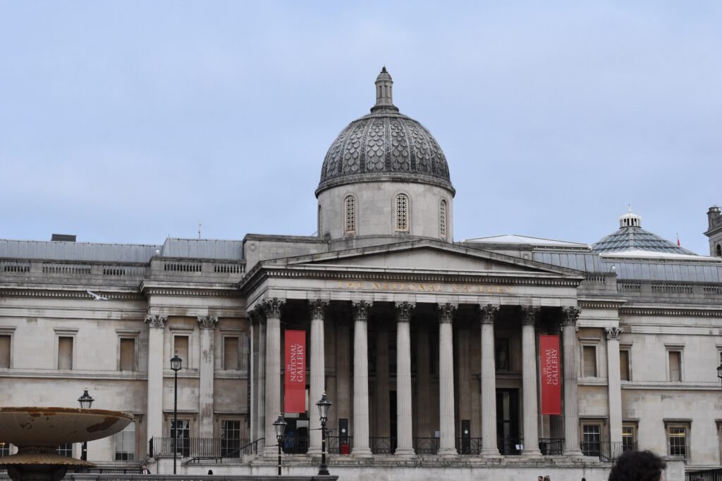 The national gallery in London trafalger square